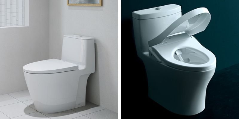 so sánh bồn cầu inax và toto