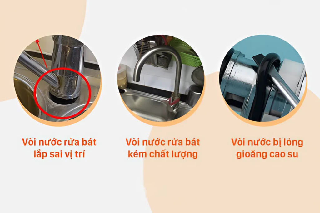 Hướng dẫn sửa vòi nước rửa chén chi tiết từ A-z